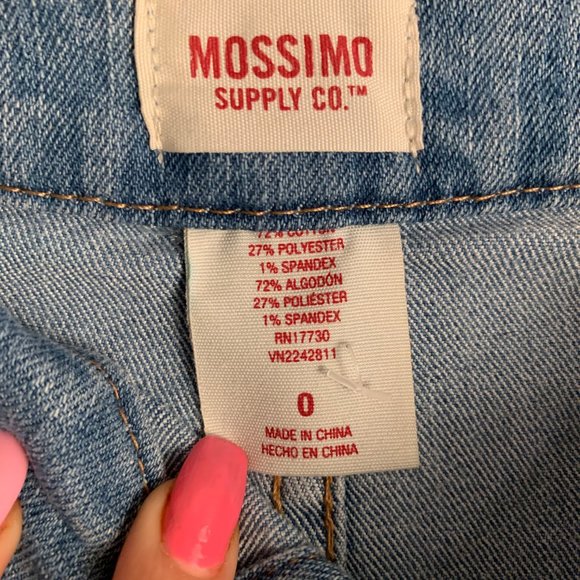Mossimo Denim Blue Jean Button up Womans Size 0 - Picture 3 of 3